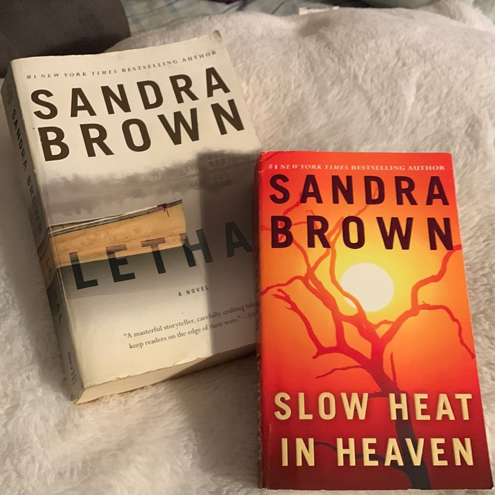 Sandra brown set of 2 books lethal